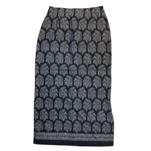 Jacqueline Ferrar Maxi Skirt Women’s Y2K Sz 10 Moroccan Boho Femme Side Slits